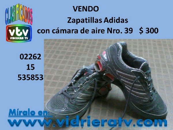 apretón Política Contribuyente Zapatillas Adidas con cámara de aire Nro. 39 Vender Loberia $300